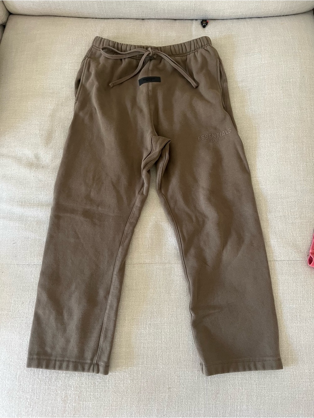 Essentials mens Brown Jogger Sweatpants